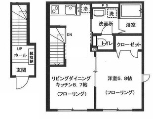 狛江駅 徒歩13分 2階の物件間取画像